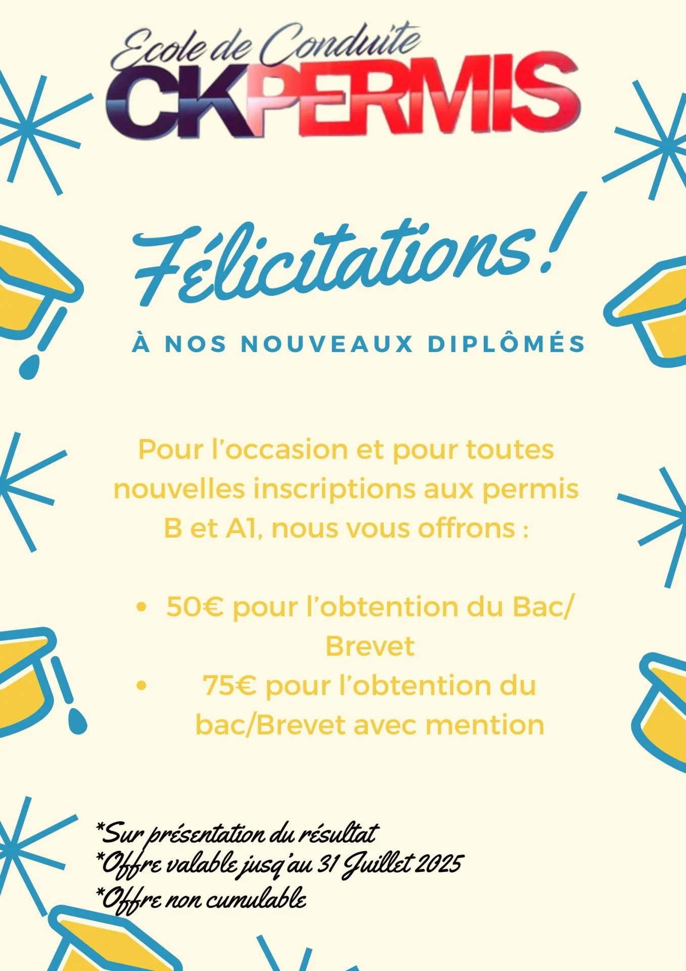Offre brevet bac ck