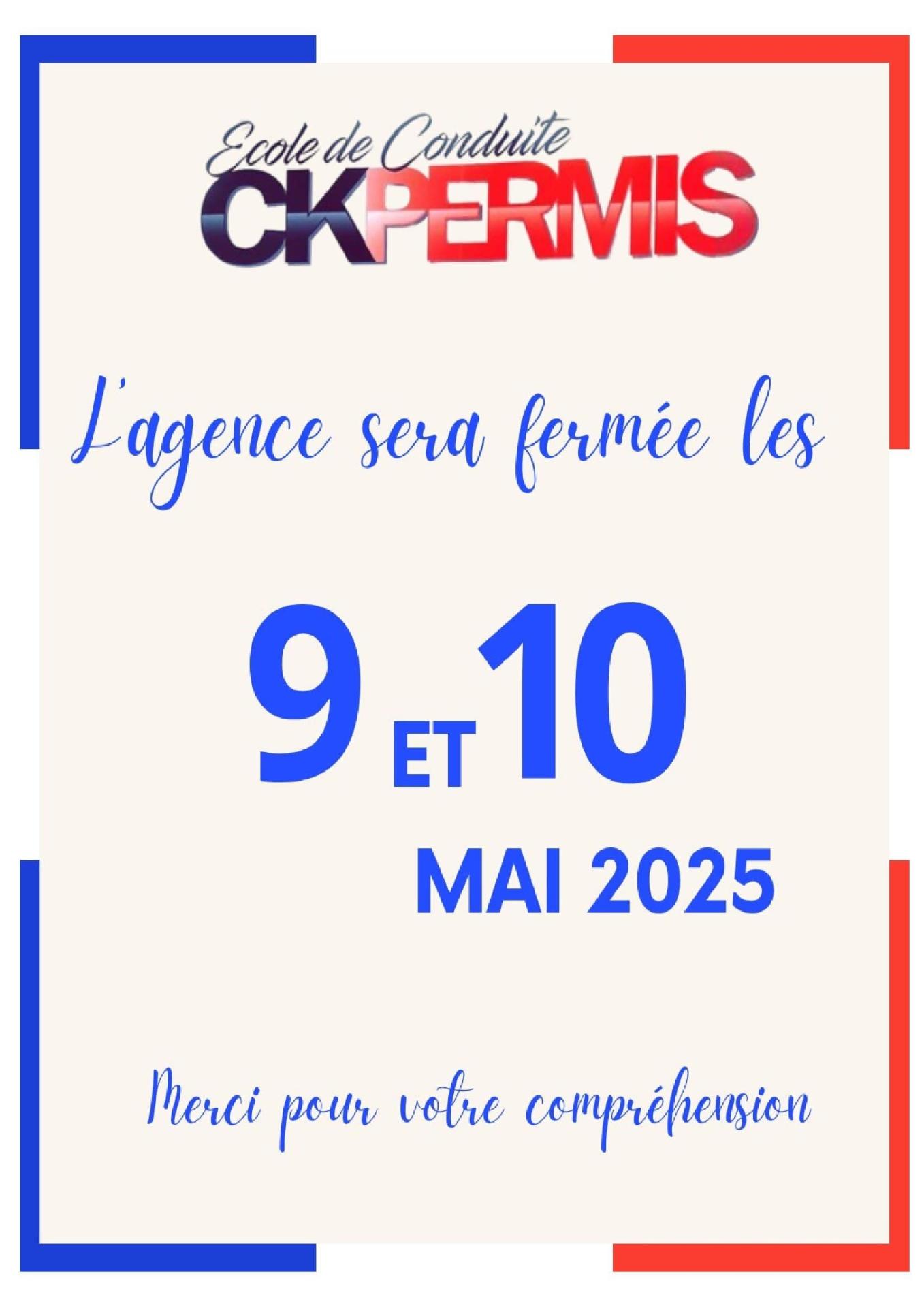 Fermeture pont du 8 mai